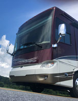 Bobs RV side pic front of a coach